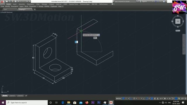 Auto-CAD Isometric Drawing