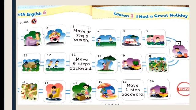 English for 6th grade - Holiday activities - lesson 1 смотреть онлайн