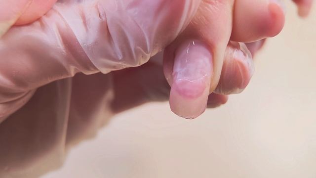 Восстановление ногтей после отслоек. Кошачий глаз