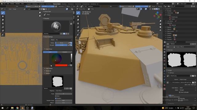 Texture Painting a Tank in Blender | Beginner Tutorial (Arijan) смотреть онлайн