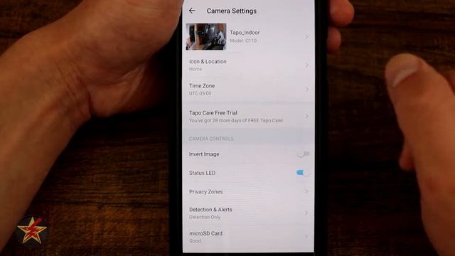 TP-Link Tapo Indoor Security Camera (C110) App Walk Through