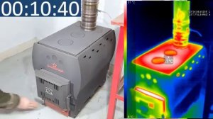 Топим печь Кирпичами вместо дров!