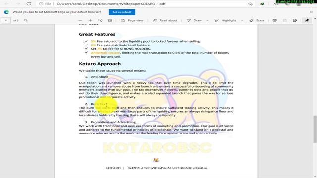 Kotaro Token Full Tutorial 2021 | Binance Smart Chain Verified Token | Earn Money Online смотреть онлайн