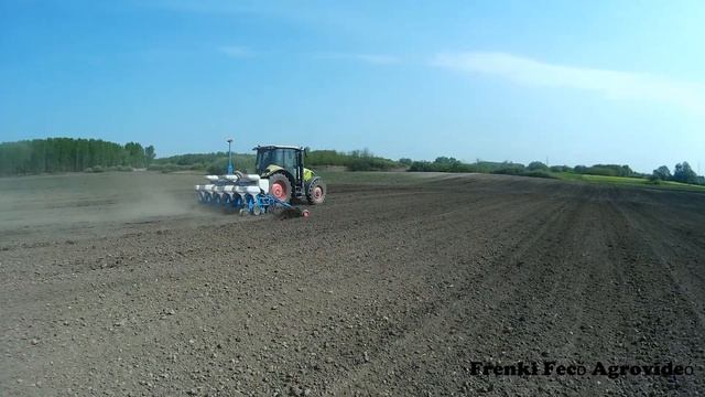 Kukorica vetés-2018 /Claas Arion 420+Monosem NG 6 Plus/ смотреть онлайн