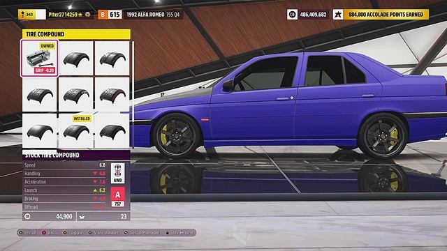 Rebuilding Alfa Romeo 155 Q4 600Hp - Forza Horizon 5 | Steering Wheel Gameplay. смотреть онлайн