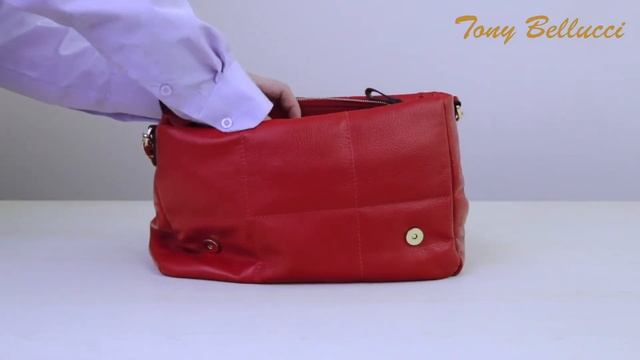 Сумка Tony Bellucci 510-3 красная. смотреть онлайн