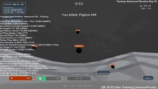 JohnsonFruits's Aim Training [20.10.21/Day.332-2]