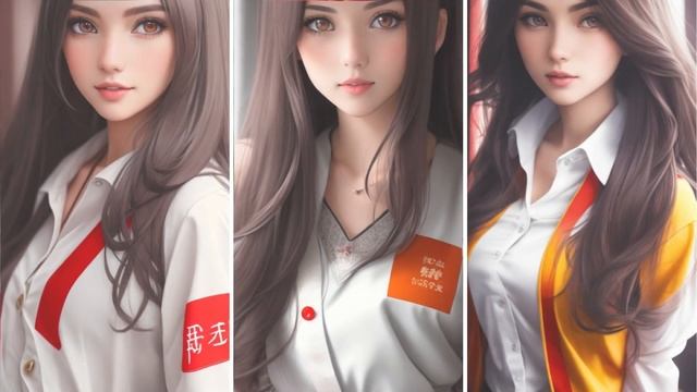 3D pretty girls 1 cosplay generator shares of canva cutting BY Leonardo.AI смотреть онлайн
