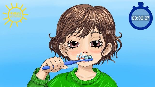 Учимся чистить зубы! Живые истории, вариант №1. смотреть онлайн
