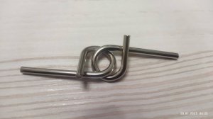 Проволочные головоломки 1. Решение.  Металлические головоломки