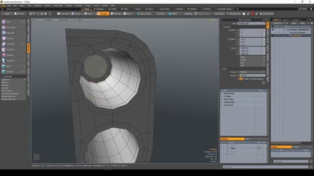 Мини курс «Создание игровой модели в MODO»  Урок 3   Highpoly