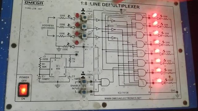 DeMultiplexer 1:8 | LAB | V H Mankar смотреть онлайн