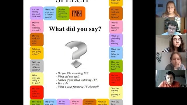 Онлайн занятие в школе Бони (Химки), группа ED B2 Преподаватель Елизавета Сергеевна