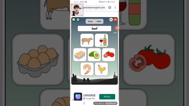 Английский язык учить. Продукты, смотреть онлайн