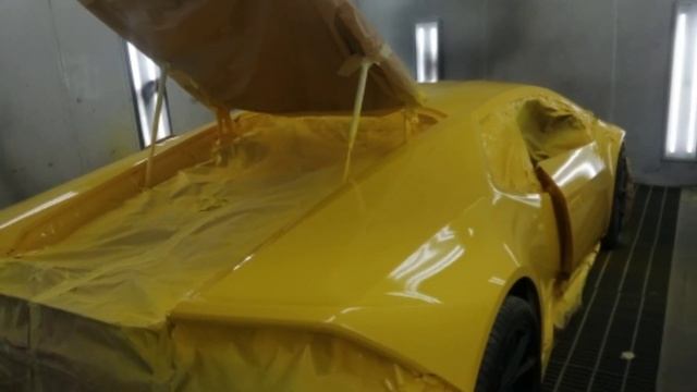 Lamborghini Aventador peelable paint matt silver to yellow DIPWHIPCUSTOMZ QATAR🇶🇦🇵🇭 gawang PINOY смотреть онлайн