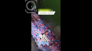 Недорогой станок для производства конфетти