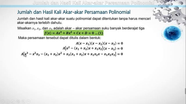 Polinomial #5 (Menentukan Akar Persamaan Polinomial, Jumlah & Hasil Kali Polinomial #Teorema Vieta) смотреть онлайн