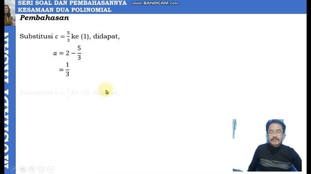 Soal dan Pembahasannya: Kesamaan Polinomial Bagian 3 смотреть онлайн