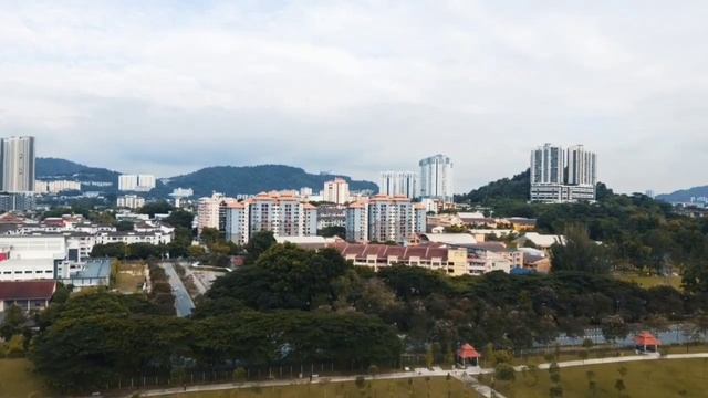 Mavic Mini range test standard antenna! Urban area. Kuala Lumpur. смотреть онлайн