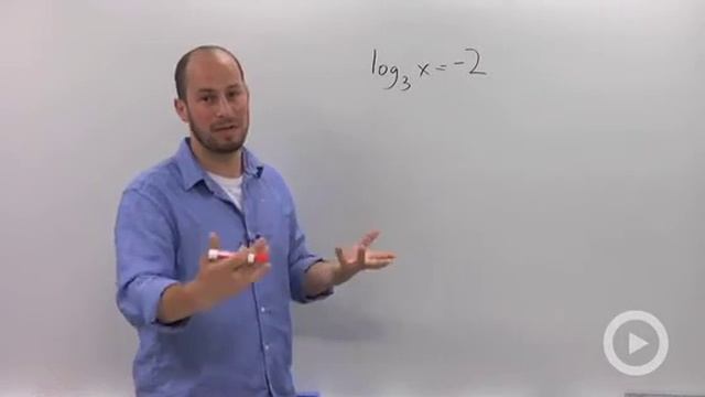 Solving Simple Logarithmic Equations