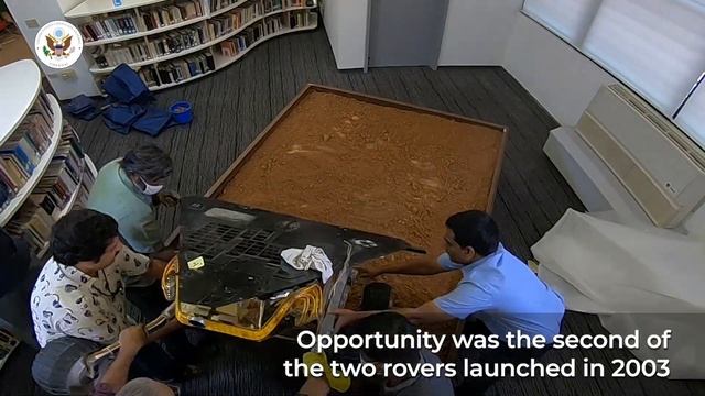 A Replica of NASA's Mars “Opportunity” Rover landed at American Center Chennai смотреть онлайн