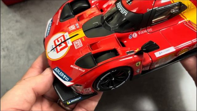 Ferrari 499P LeMans Winner In 1/18th Diecast From Bburago