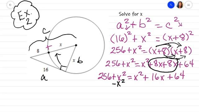 Circles - Properties of Tangent