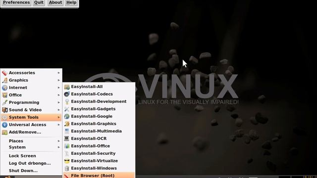 Vinux - A talking linux distro for blind and visually impaired users смотреть онлайн
