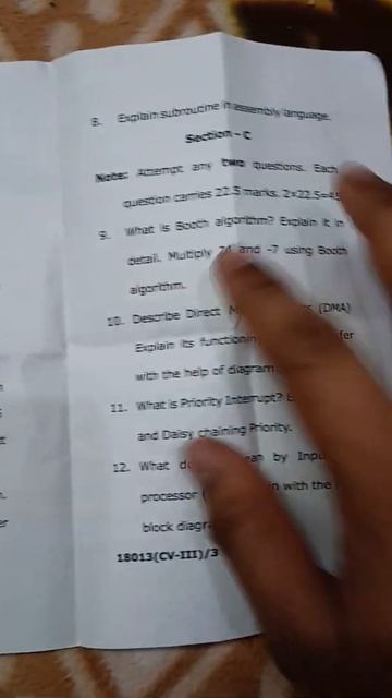 BCA 3 rd semester #computer architecture and assembly language question paper 2022 #ccsu смотреть онлайн