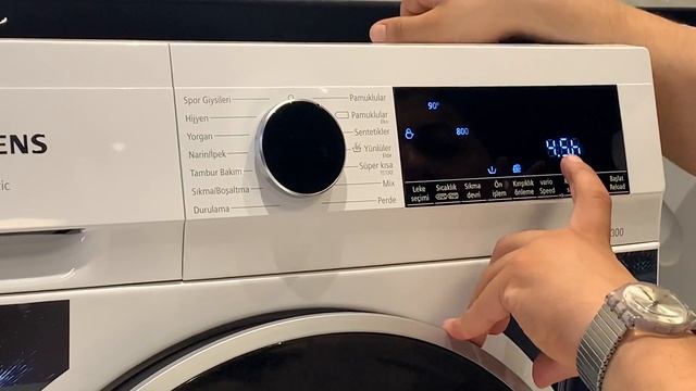 Siemens Marka çamaşır makinesi 9 kg +++ #WG52A2X0TR kullanım bilgisi. смотреть онлайн