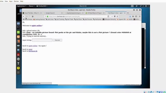[HackTheBox] Weird Programming Languages 1