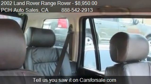 2002 Land Rover Range Rover - for sale in Long Beach, CA 90 смотреть онлайн