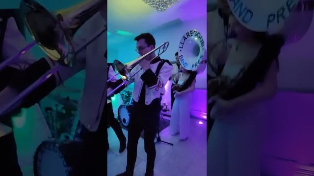 Bride On Sousaphone - Pharrell - Happy - Llareggub Band - Tyn Dwr Hall