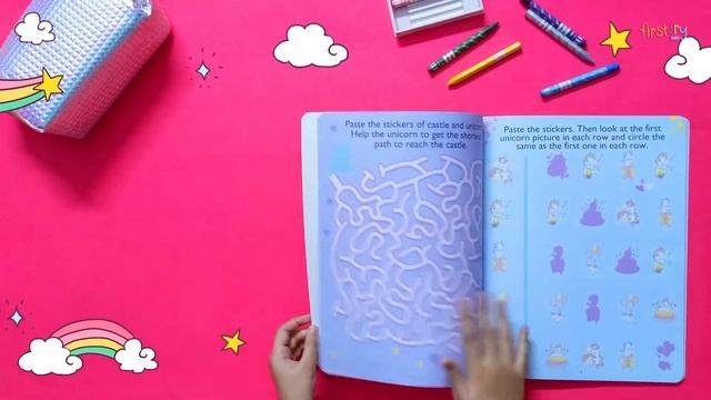 Unicorn Sticker And Activity Book