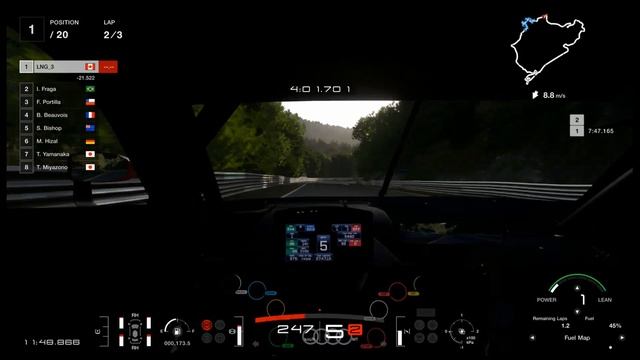 GT7 - World Circuits - World Touring Car 800 - Nurburgring Endurance - Audi RS 5 Turbo DTM ’19 смотреть онлайн