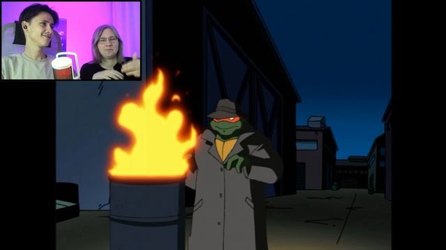 Черепашки-ниндзя (2003) 1 сезон 9 серия ► МУСОРЩИК ► Реакция Вилка смотреть онлайн