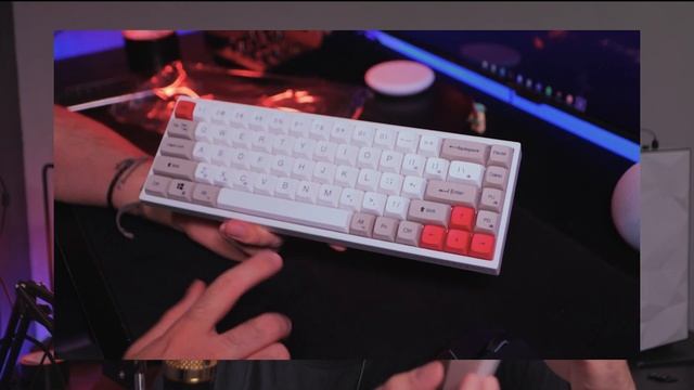 Melhor teclado Gamer Mecânico sem fio RGB - Thunderobot - Teclado retro смотреть онлайн