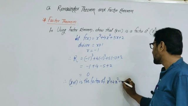 Factor Theorem And Remainder Theorem