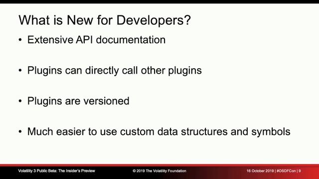 Volatility 3 Public Beta: The Insider’s Preview - OSDFCon 2019 смотреть онлайн