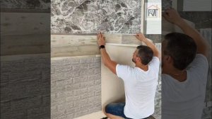 Клеим самоклеящиеся 3D панели на разные поверхности и объясняем тонкости