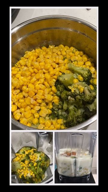 Broccoli soup with corn and Pasta смотреть онлайн