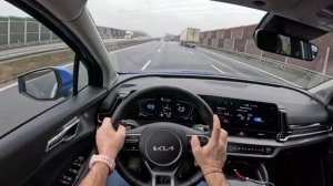 НОВЫЙ 2025 Kia Sportage 16 TGDI hybrid 210 hp  POV Test Drive