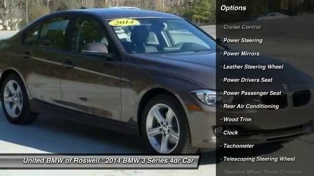 2014 BMW 3 Series Roswell GA RF15159 смотреть онлайн