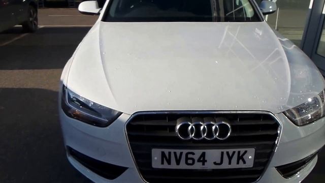 2014 64 Audi A4 2.0 TDi 177 SE Technik 4dr In White смотреть онлайн