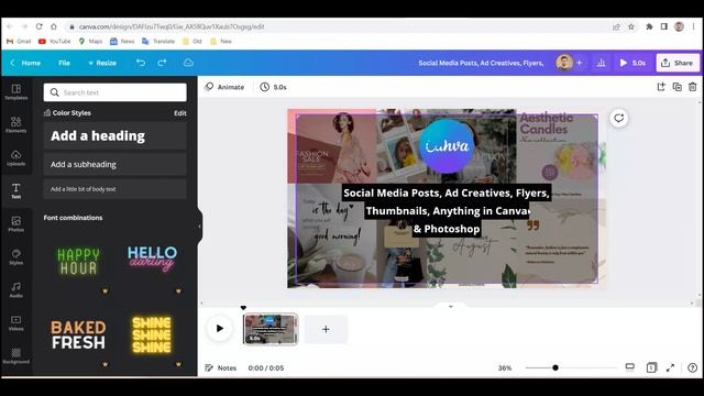 How to Create Fiverr Gig Video using Canva смотреть онлайн