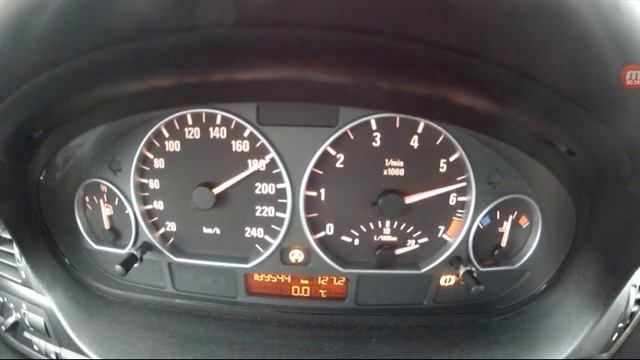 BMW e46 330i 0-100 km/h acceleration and vmax смотреть онлайн