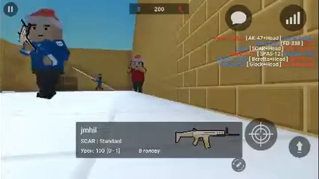 Первое моё видео! (Игра блок страйк) смотреть онлайн