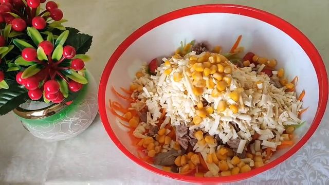 САЛАТ ОЧЕНЬ ПОЛЕЗНЫЙ И ВКУСНЫЙ ! SALAD 🥗 смотреть онлайн