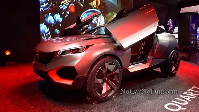 2015 PEUGEOT QUARTZ 500 hp Hybrid - Paris Motor Show 2014 смотреть онлайн