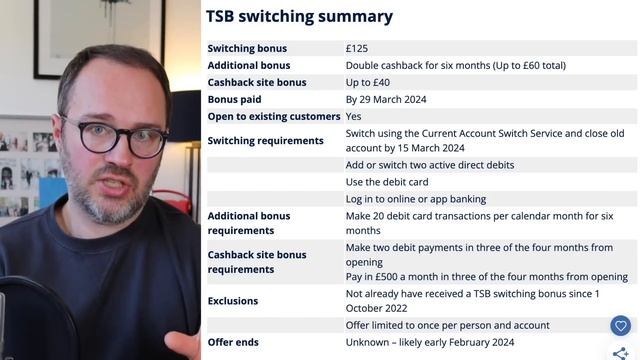 BANK SWITCH: TSB up to £205 (Jan 2024 update) | Cash Chats #Podcast ep354 part1 смотреть онлайн